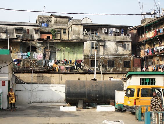 Lagos urban landscape showing rapid urbanization and real estate development